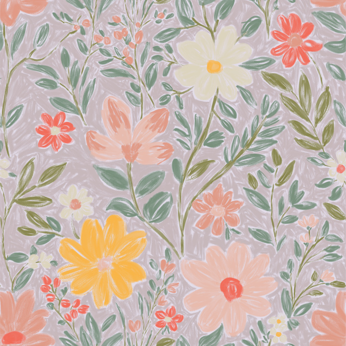 Add a beautiful garden to any wall in your home with our Artsy Evergreen Peel And Stick Removable Wallpaper.