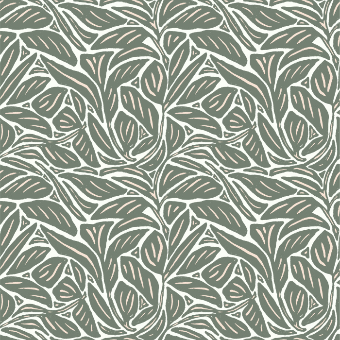 Add a rustic touch of greenery to any wall in your home with our Efflorescence Botanical Peel And Stick Removable Wallpaper.