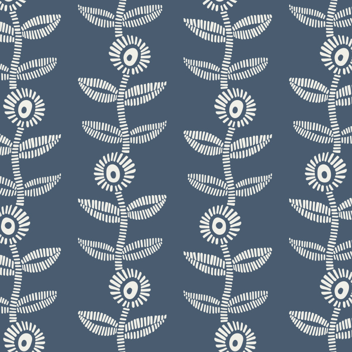 Add a playful garden to any wall in your home with our Nostalgic Flora Peel And Stick Removable Wallpaper.