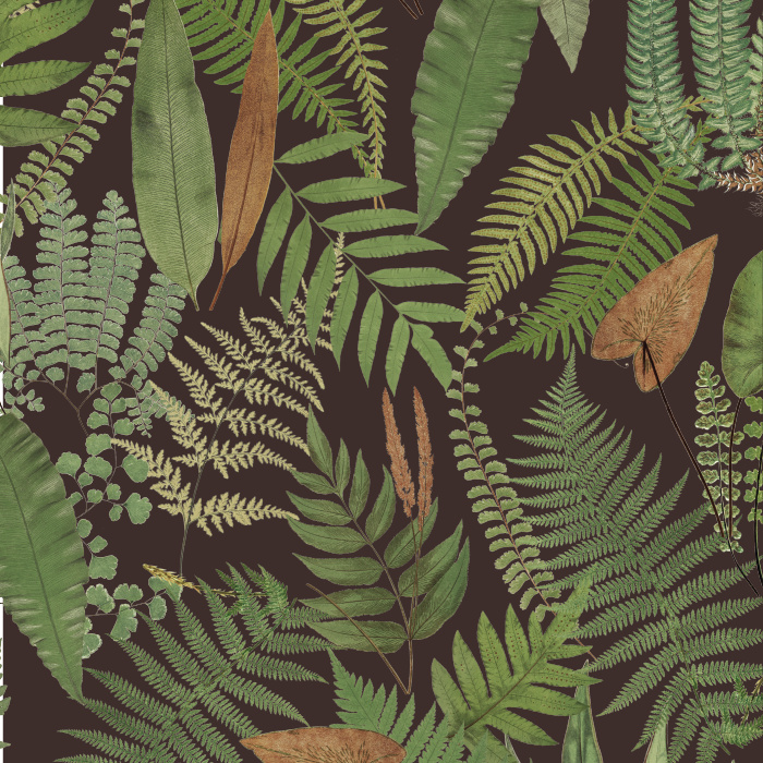 Bring the beauty of nature into your home with our Classic Fernology Peel and Stick Wallpaper. 