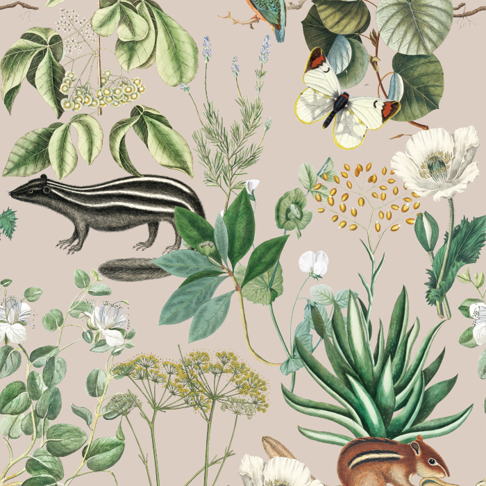 Add a touch of nature to any wall in your home with our Classic Nature Peel and Stick Wallpaper.