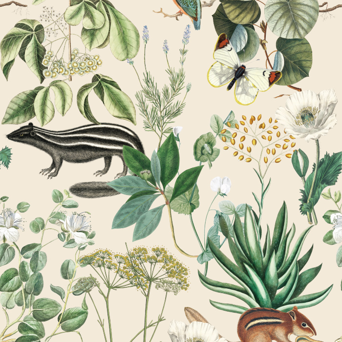 Add a touch of nature to any wall in your home with our Classic Nature Peel and Stick Wallpaper.