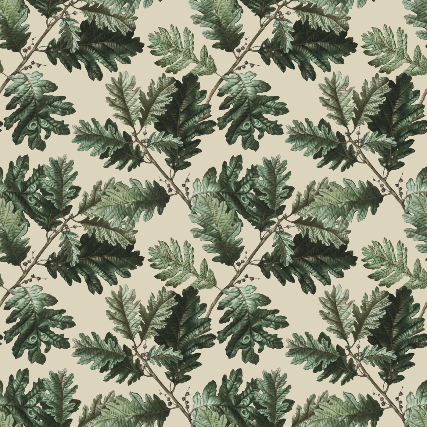 Oak Leaves Wallpaper