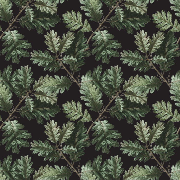 Bring a vintage vibe to any wall in your home with our Oak Leaves Peel And Stick Removable Wallpaper.