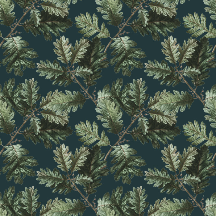 Bring a vintage vibe to any wall in your home with our Oak Leaves Peel And Stick Removable Wallpaper.