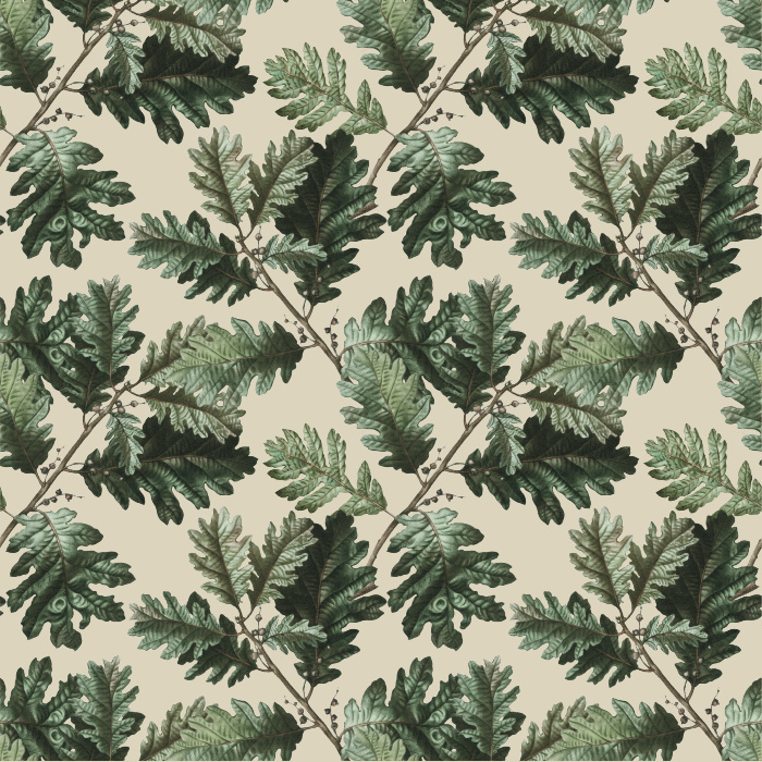 Bring a vintage vibe to any wall in your home with our Oak Leaves Peel And Stick Removable Wallpaper.