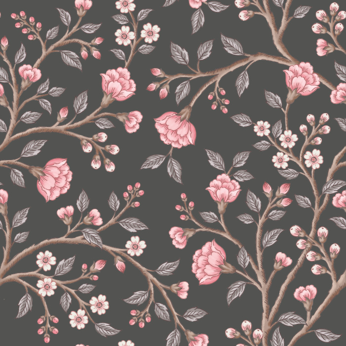 Our Chinoiserie Flowers Peel And Stick Removable Wallpaper is sure to create a vintage vibe to any wall in your home.