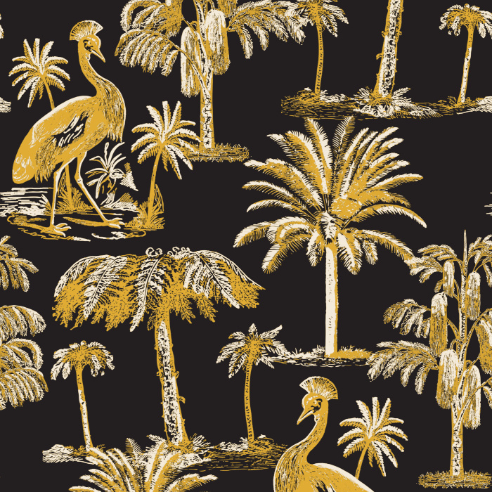 Transform your home into a dream space with our Tropical Plumage Peel and Stick Removable Wallpaper.