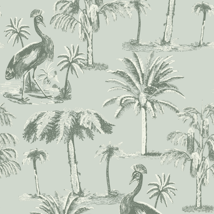 Transform your home into a dream space with our Tropical Plumage Peel and Stick Removable Wallpaper.