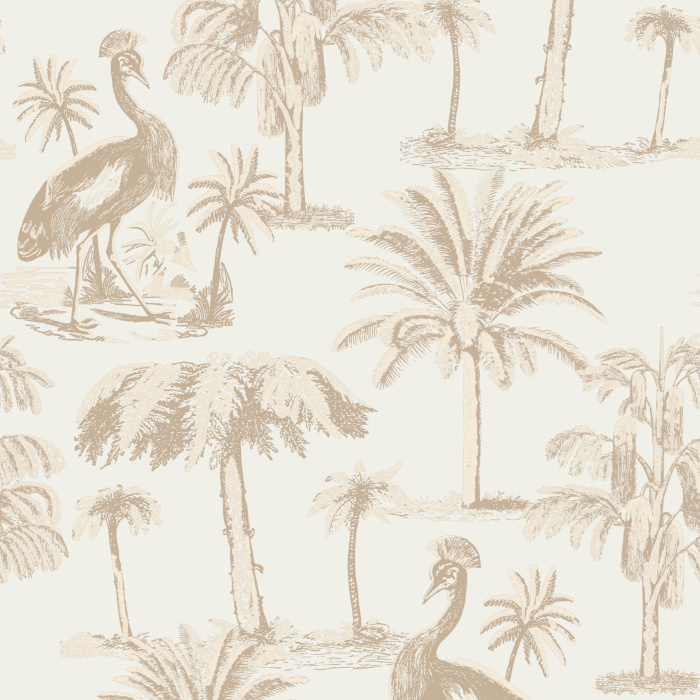 Transform your home into a dream space with our Tropical Plumage Peel and Stick Removable Wallpaper.