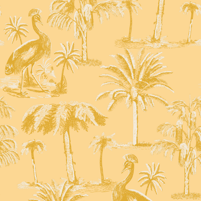 Transform your home into a dream space with our Tropical Plumage Peel and Stick Removable Wallpaper.