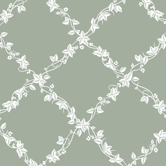 Add an intricate ivy look to any wall in your home with our Gentle Vines Peel And Stick Removable Wallpaper.