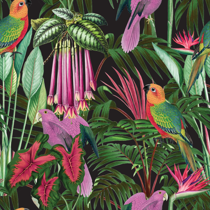 Bring a tropical oasis to any room in your home with our Palm Royale Peel And Stick Removable Wallpaper.