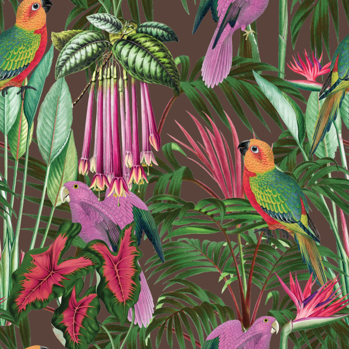 Bring a tropical oasis to any room in your home with our Palm Royale Peel And Stick Removable Wallpaper.