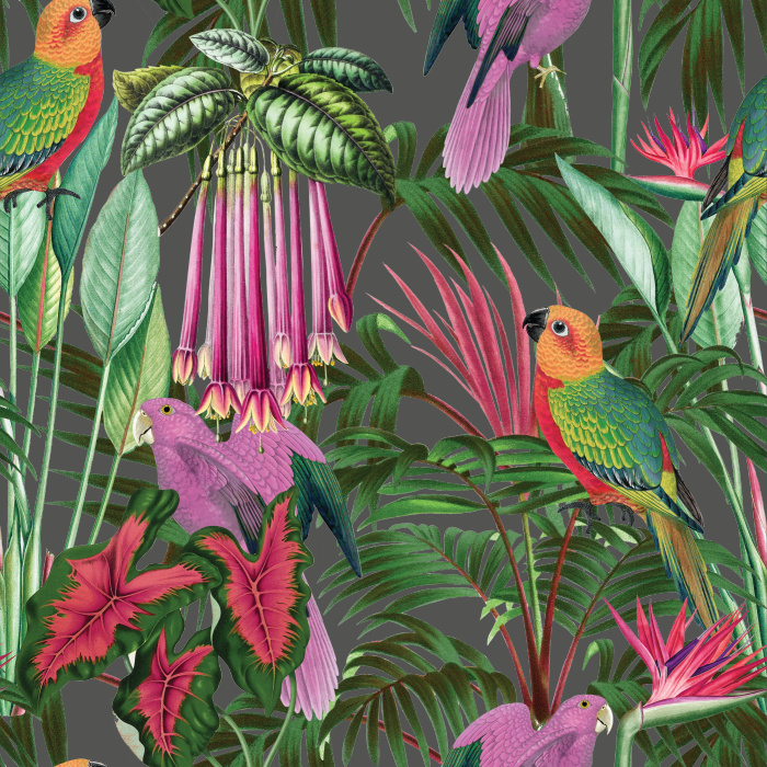 Bring a tropical oasis to any room in your home with our Palm Royale Peel And Stick Removable Wallpaper.