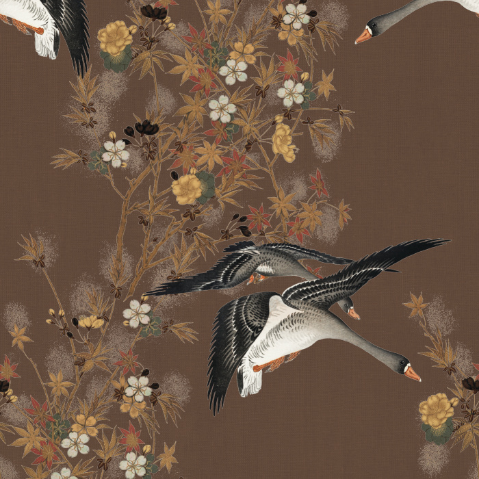 Create an enchanting space with our Ducks at Night Peel and Stick Removable Wallpaper.