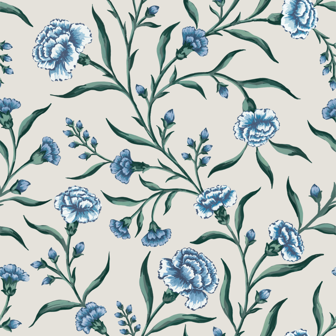 Flourishing Carnations Wallpaper
