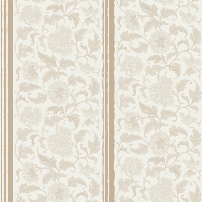 Elevate any room in your home by adding the vintage botanical look of our Flowing Flowers Peel And Stick Removable Wallpaper.
