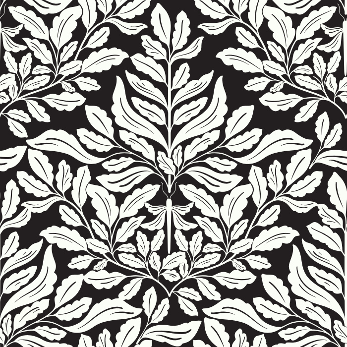 Create an enchantingly classic look with our Lost Dragonfly Peel and Stick Removable Wallpaper.