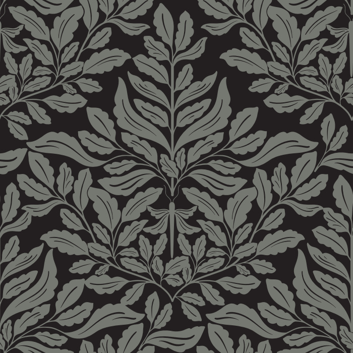 Create an enchantingly classic look with our Lost Dragonfly Peel and Stick Removable Wallpaper.