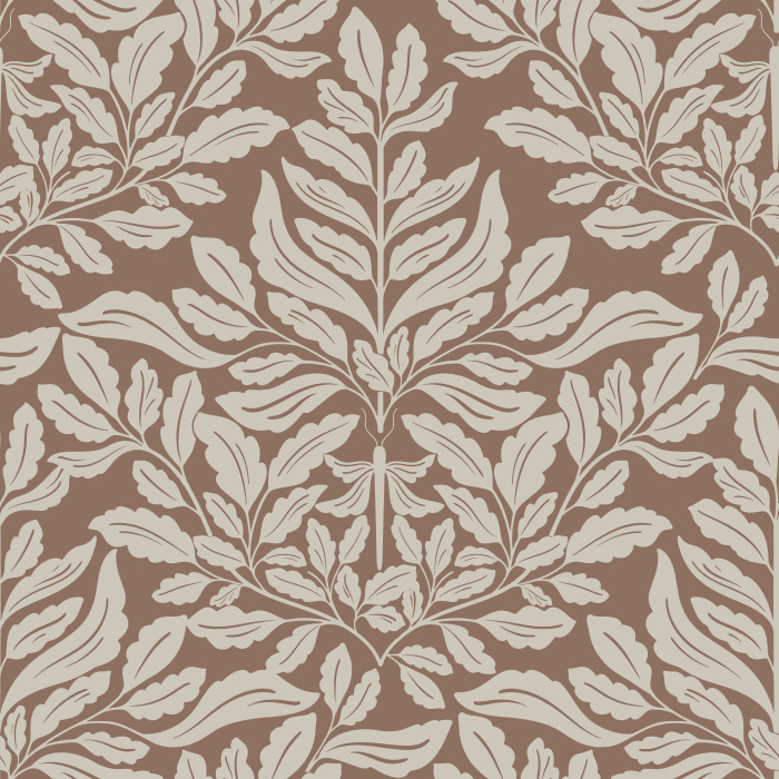 Create an enchantingly classic look with our Lost Dragonfly Peel and Stick Removable Wallpaper.