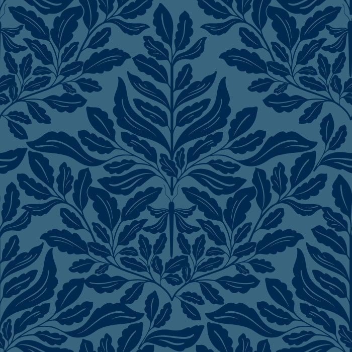 Create an enchantingly classic look with our Lost Dragonfly Peel and Stick Removable Wallpaper.