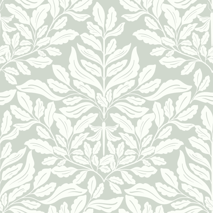 Create an enchantingly classic look with our Lost Dragonfly Peel and Stick Removable Wallpaper.