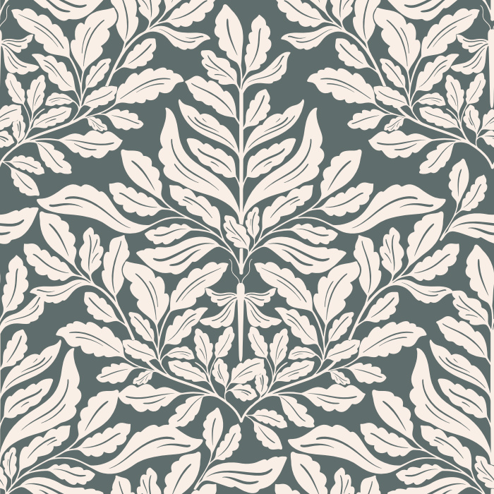 Create an enchantingly classic look with our Lost Dragonfly Peel and Stick Removable Wallpaper.