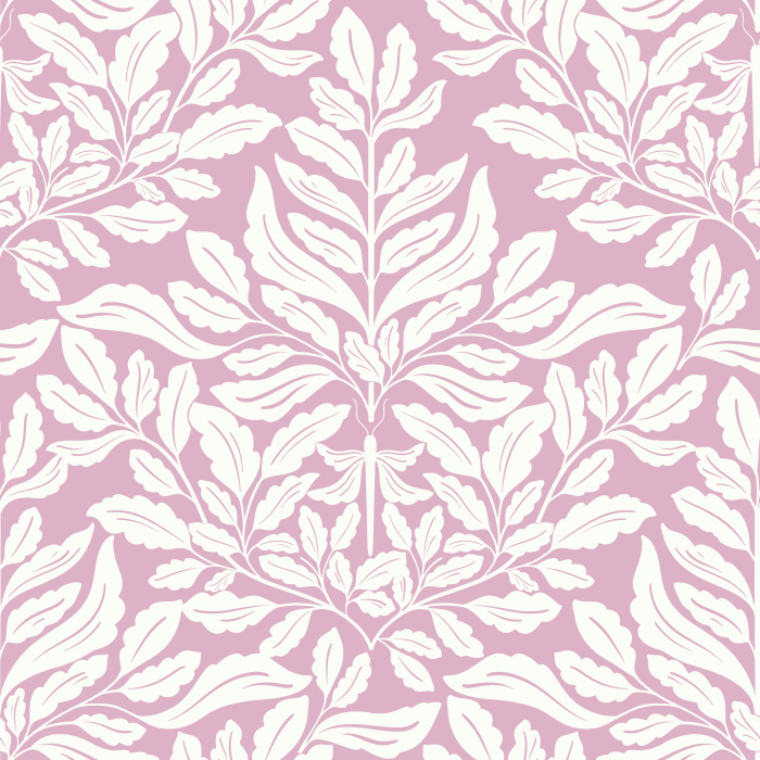 Create an enchantingly classic look with our Lost Dragonfly Peel and Stick Removable Wallpaper.