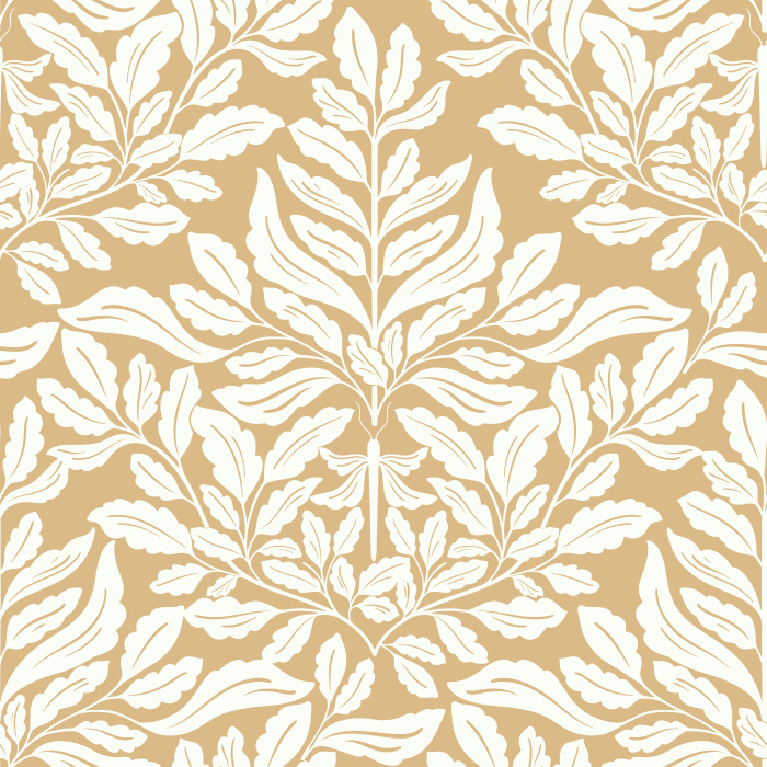 Create an enchantingly classic look with our Lost Dragonfly Peel and Stick Removable Wallpaper.