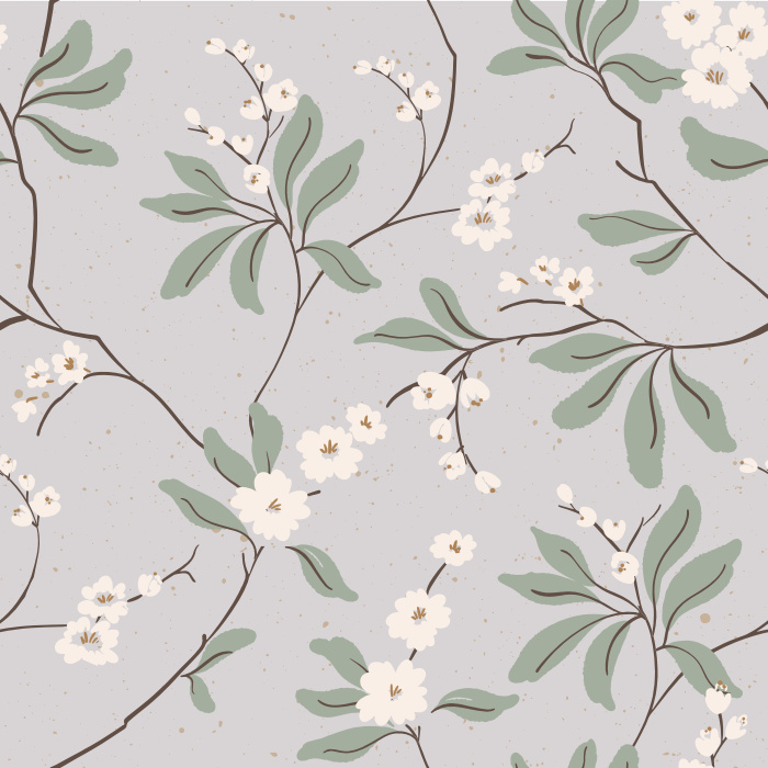 Create a stunning visual highlight with our Spring Branches Peel and Stick Removable Wallpaper.
