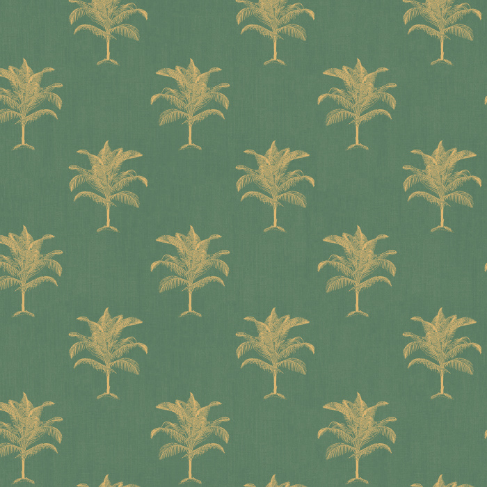 Create a stunning interior with our Golden Palm Peel and Stick Removable Wallpaper.