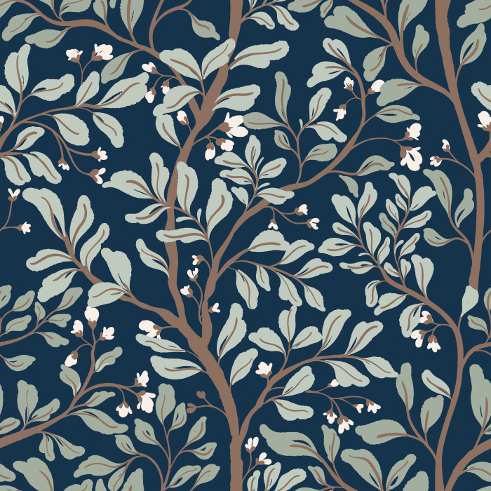 Create an enchanting space with our Moody Shadows Peel and Stick Removable Wallpaper.