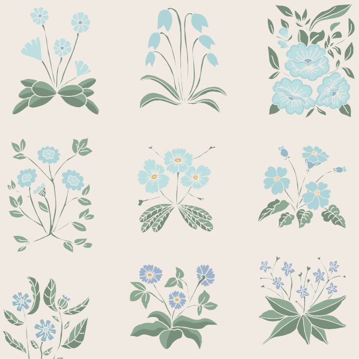 Add a classic floral look to any wall in your home with our Columnar Millefleur Peel And Stick Removable Wallpaper.