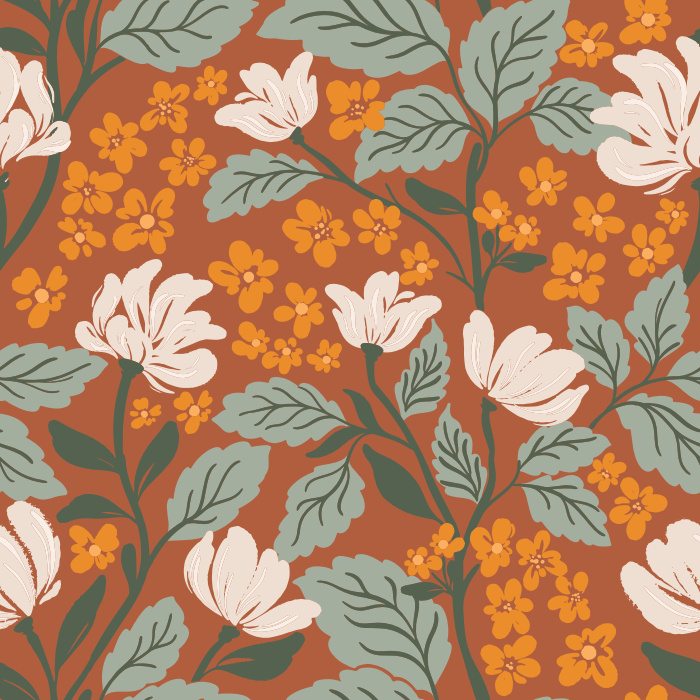 Create an enchanting and welcoming space with our Amelie Garden Peel and Stick Removable Wallpaper.