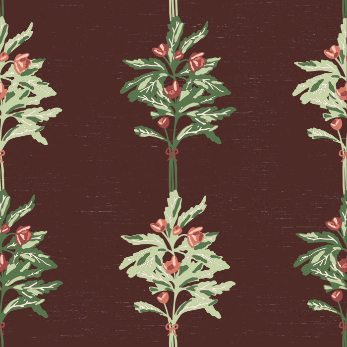 Our Trailing Bouquets Peel And Stick Removable Wallpaper is sure to bring a classic botanical look to any wall in your home.