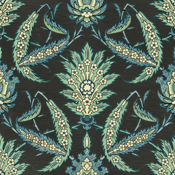 Create an enchantingly antique look with our Classic Arabesque Peel and Stick Removable Wallpaper.