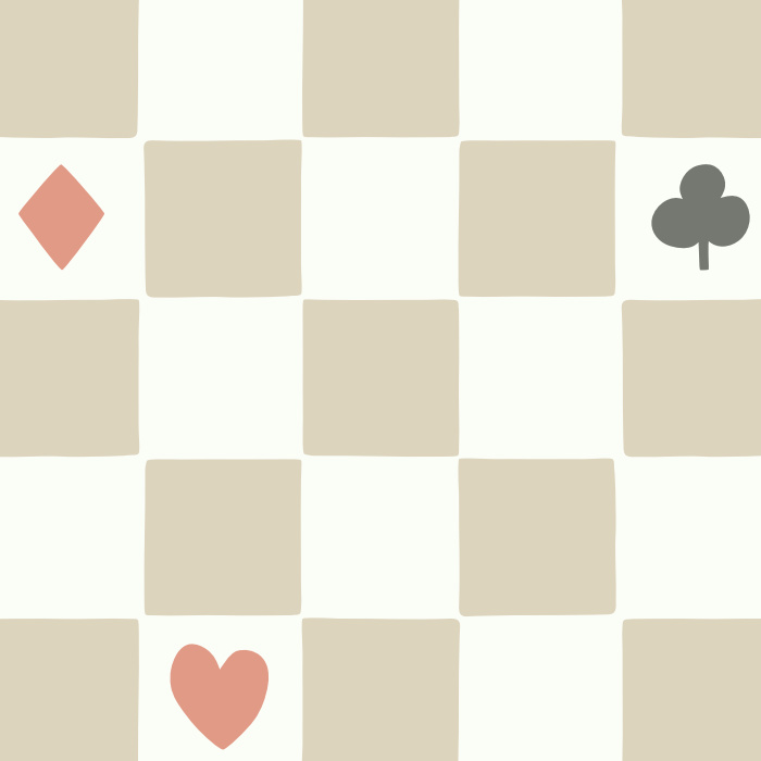 Add a playful, game-inspired twist to any wall in your home with our Alice Checkerboard Peel And Stick Removable Wallpaper.