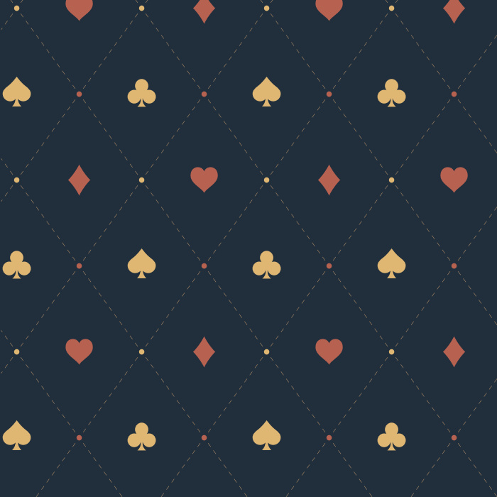 Bring a classic card game vibe to any wall with our Poker Suits Peel And Stick Removable Wallpaper.