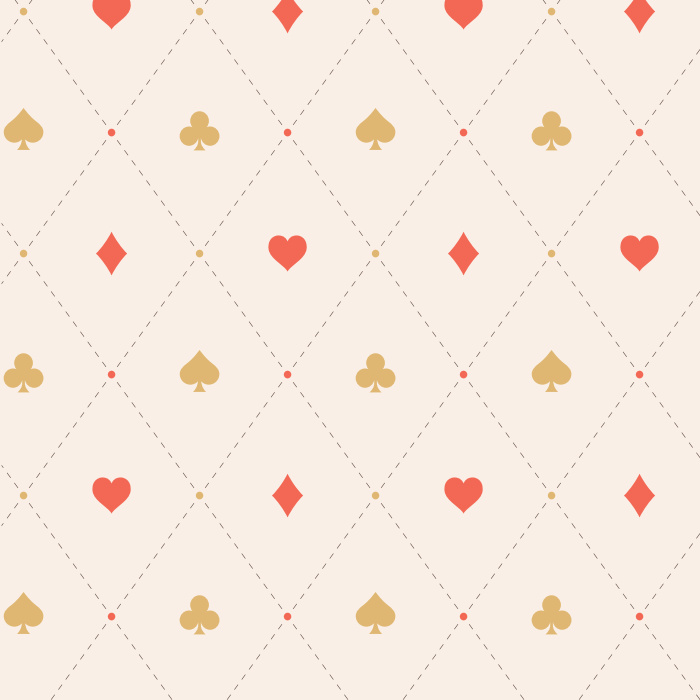 Bring a classic card game vibe to any wall with our Poker Suits Peel And Stick Removable Wallpaper.