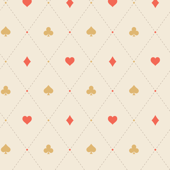 Bring a classic card game vibe to any wall with our Poker Suits Peel And Stick Removable Wallpaper.