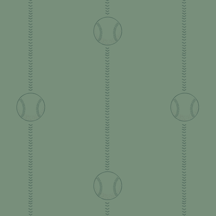 Celebrate your love of the sport in a classic, simple way with our Let's Play Ball Peel and Stick Removable Wallpaper.