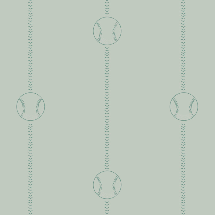 Celebrate your love of the sport in a classic, simple way with our Let's Play Ball Peel and Stick Removable Wallpaper.