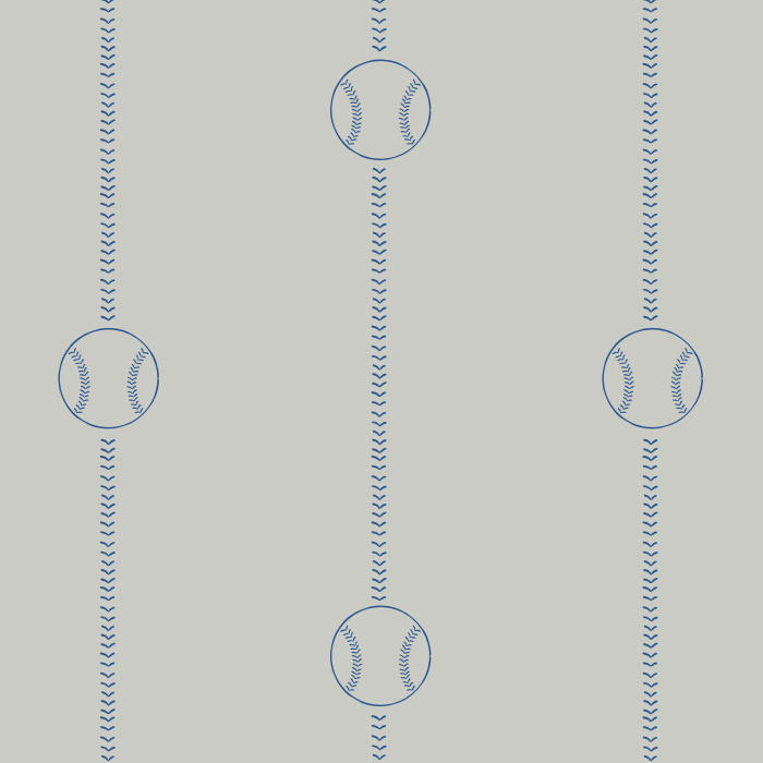 Celebrate your love of the sport in a classic, simple way with our Let's Play Ball Peel and Stick Removable Wallpaper.