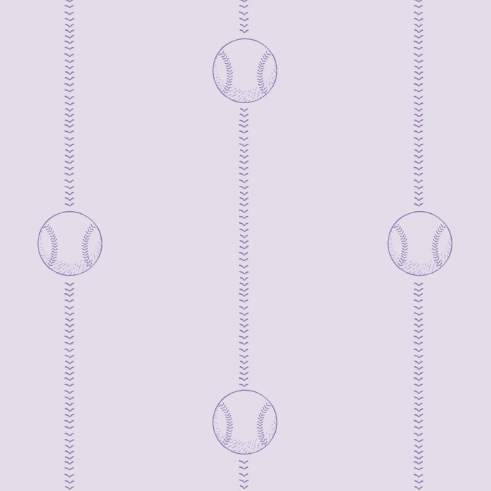 Celebrate your love of the sport in a classic, simple way with our Let's Play Ball Peel and Stick Removable Wallpaper.