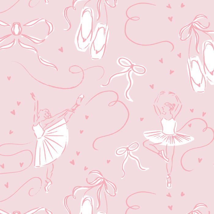 Transform your walls with the delicate beauty of our Twirling Ballerinas Peel And Stick Removable Wallpaper. 