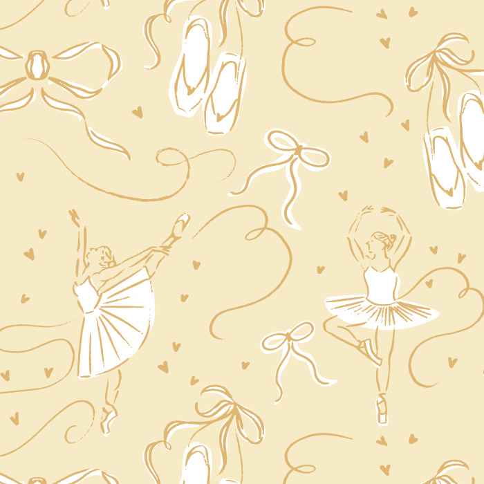 Transform your walls with the delicate beauty of our Twirling Ballerinas Peel And Stick Removable Wallpaper.