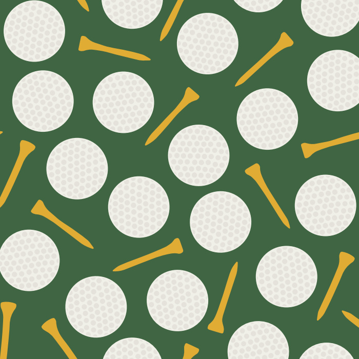 Bring a sporty vibe to your mancave with our Take The Tee Peel And Stick Removable Wallpaper.