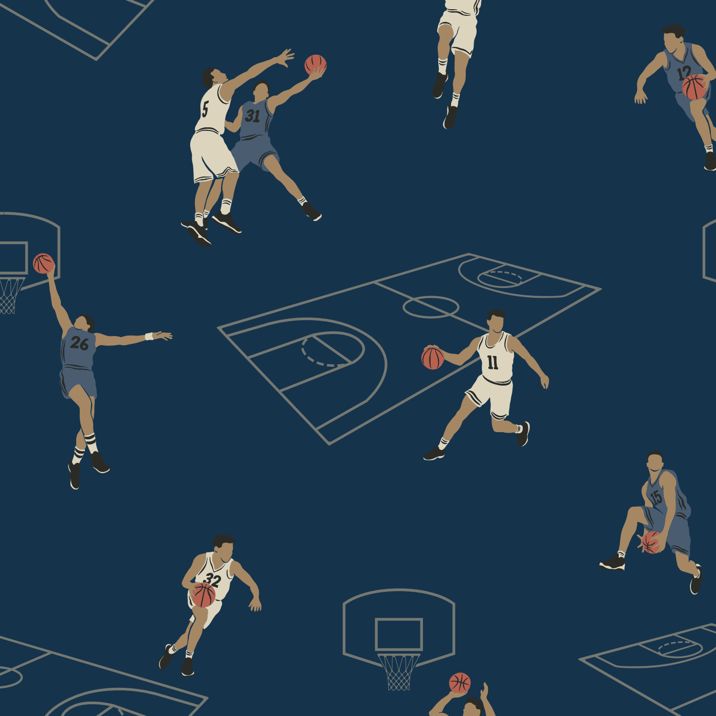 On The Court Wallpaper
