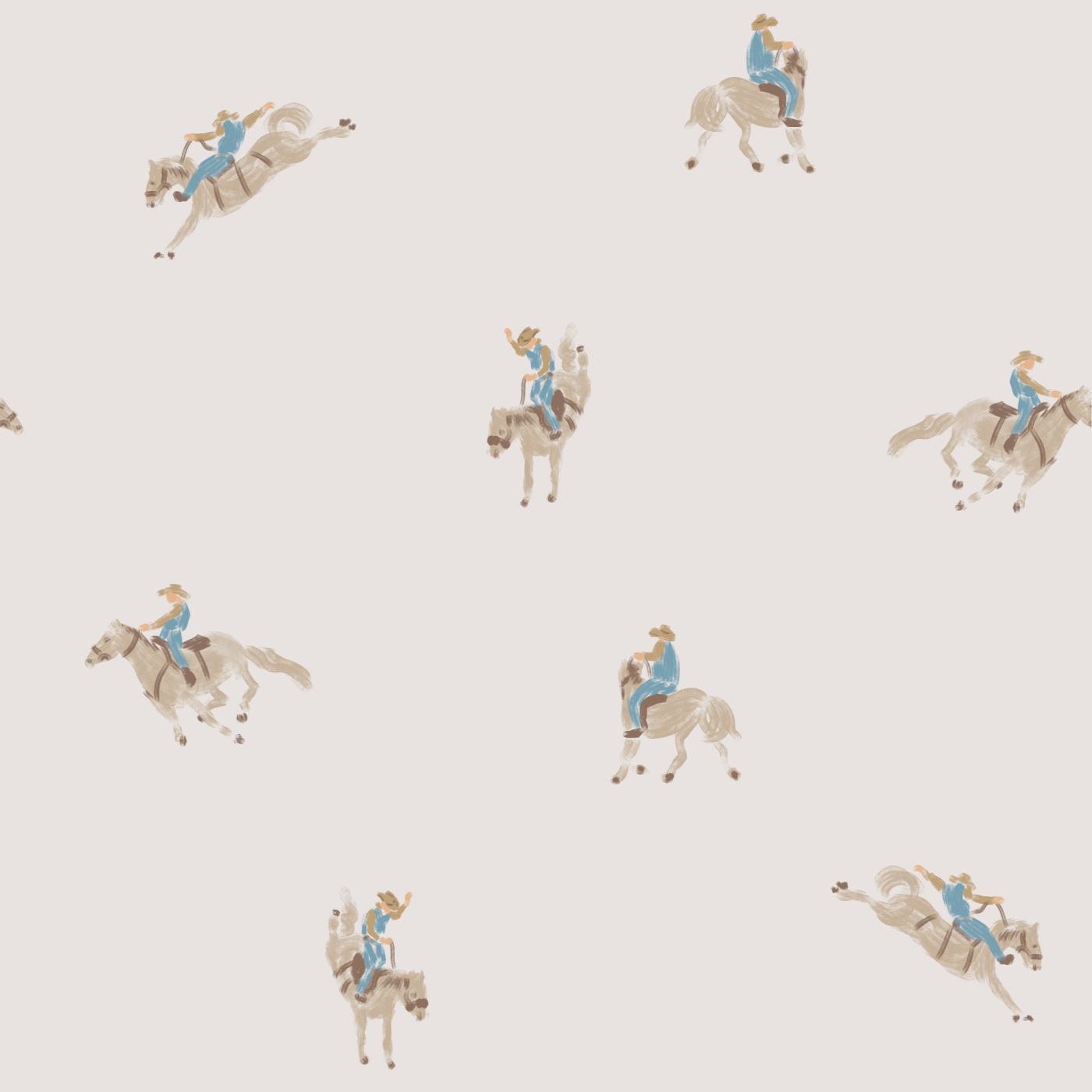 Painterly Rodeo Wallpaper